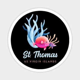 St Thomas US Virgin Islands USVI Coral Reef Fish Magnet